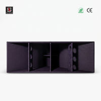 LS-F221 Subwoofer Doble de 21 Pulgadas, 3000W, Sistema de Audio Profesional, Sonido de Gran Potencia, Subwoofer para DJ, Eventos al Aire Libre