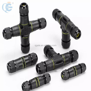 Ngoài trời dẫn cáp không thấm nước kết nối với kết nối nhanh chóng 2pins 3pins 1 trong 4 đồng liên hệ với vật liệu không thấm nước khối thiết bị đầu cuối - Product Image 5