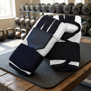 Bandages de boxe respirants Easy Wraps Power Wraps en maille avec support pour le poignet et boucle pour le pouce, logo personnalisé, marque privée - Product Image 5