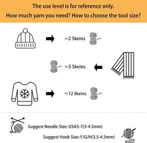 Fil à tricoter et à crocheter texturé haute ténacité, 4 ou 5 brins, 50g, pour pulls, écharpes, bonnets et jouets pour bébés - Vente en gros à prix abordable - Product Image 6