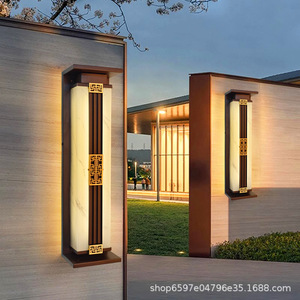 Lampe murale solaire extérieure 15W, étanche, pour villa, cour, portail, balcon - Product Image 5