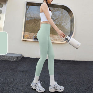 Leggings de yoga en gros pour femmes, pantalons de fitness taille haute, moulants, push-up, pour le sport, la gym, séchage rapide, jogging, entraînement féminin, longs - Product Image 3