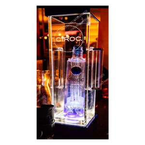 สินค้ามาใหม่ <span class=keywords><strong>Ciroc</strong></span> แท่นโชว์ขวดอะคริลิคแบบกำหนดเองสำหรับเบียร์ ไวน์ แชมเปญ พร้อมไฟ LED - Product Image 1