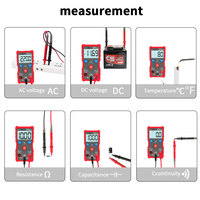 ZOYI ZT-S6 + Multimeter listrik Digital, alat perbaikan kapasitor identifikasi otomatis portabel LCD presisi tinggi untuk kecil