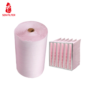 Không khí vật liệu lọc CuộN công nghiệp sợi thủy tinh túi lọc phương tiện truyền thông PP HEPA sợi thủy tinh Bộ lọc không khí phương tiện truyền thông CuộN - Product Image 3