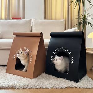 Venta al por mayor moderno integrado sin arañazos tablero para la <span class=keywords><strong>caspa</strong></span> para gatitos antideslizante verano Tmall integrado bolsa de papel Kraft plegable - Product Image 6