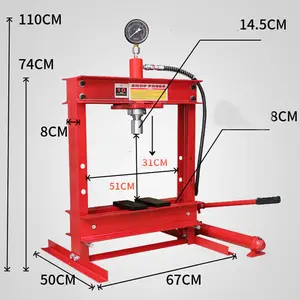 Macchina della pressa idraulica manuale di prezzo della macchina della pressa idraulica 10t