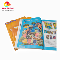Libro de Tapa Blanda con Encuadernación Perfecta en Inglés Personalizado, Papel Couché y Offset, Libro de Texto Educativo para Niños