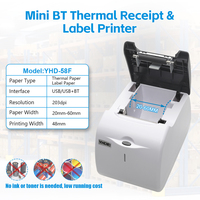 Impresora de Etiquetas Térmicas OEM, Impresora de Recibos Térmica de 58 mm, Compatible con IOS, Android, Windows, Mac