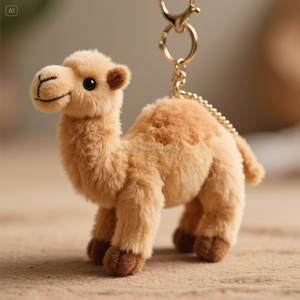 カスタムかわいいぬいぐるみキャメルキーチェーン超ソフトメイン素材PPコットン充填ストレス解消 - Product Image 5