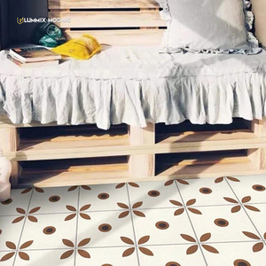 Gạch Lát Sàn Hoa Màu Xanh Lá Phong Cách Retro Hồng Kông 200*200Mm Gạch Lát Tường Nhà Bếp Phòng Tắm Phong Cách Đơn Giản Gạch Men Trong Mưa - Product Image 5