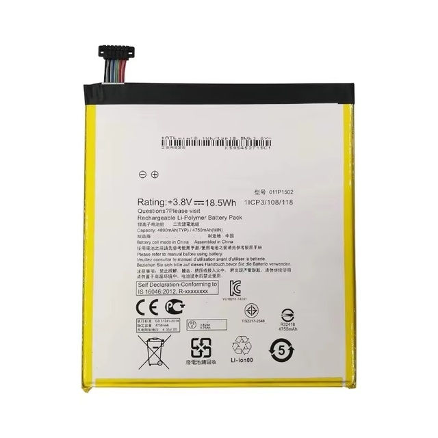4890mAh Replacement Battery C11P1502 for Asus Tab ZenPad 10 Z300C Z300CL Z300CG P01T P023 ZenPad 10.1 Tablet Computer Batteries