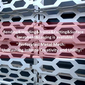 Feuille en aluminium industrielle pour les extérieurs et les intérieurs <span class=keywords><strong>de</strong></span> bâtiment Panneau perforé <span class=keywords><strong>de</strong></span> revêtement <span class=keywords><strong>de</strong></span> mur pliant des services <span class=keywords><strong>de</strong></span> traitement <span class=keywords><strong>de</strong></span> soudure - Product Image 5