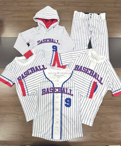 Pantalon de baseball personnalisé pleine longueur, pantalon de baseball à rayures fines avec fermeture éclair et poches, pantalon de softball pour équipe de club, OEM - Product Image 4