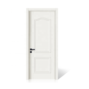 Dalles de porte de maison moderne directes d'usine de porte d'apprêt blanc de haute qualité en gros - Product Image 3