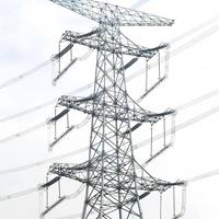 Tours de transmission d'énergie électrique en acier cornière de fabricant professionnel