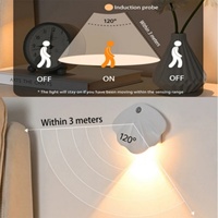 Lámpara de Noche Magnética con Sensor de Movimiento, Luz LED Recargable para Número de Casa, Versión PRO 1200mAh