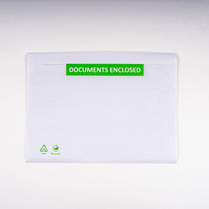 Sobres de etiquetas de envío autoadhesivas impermeables personalizadas, lista de embalaje, bolsa deslizante cerrada para facturas con cinta de fácil apertura - Product Image 3