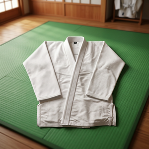 Kimono Unisex Blanco para Jiu Jitsu Brasileño, Chaqueta de Artes Marciales y Karate, 100% Algodón, Secado Rápido, Personalizado OEM EVI 780 - Product Image 2
