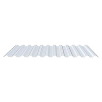 Plaque ondulée en polycarbonate solide sur mesure, épaisseur 0,8 mm-3 mm, pour toiture industrielle, résistance aux chocs et aux intempéries, panneau ondulé en PC