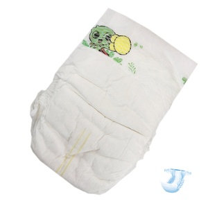 Couches jetables pour bébé personnalisables et ajustables, avec feuille arrière non tissée aspect tissu, bande magique, pâte de cellulose américaine, protection 3D contre les fuites - Product Image 4