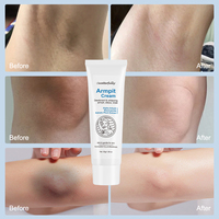 Crème Déodorante Éclaircissante pour les Aisselles Sombres, Traitement Anti-Odeur Corporelle, Éliminateur d'Odeurs, Crème pour les Aisselles à la Niacinamide et à l'Acide Salicylique