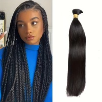 Extensiones de Cabello Remy Indio Vietnamita Doble Trama, Tejido Único, Liso, Afro Holgado Profundo, Se Pueden Permanecer al Vapor, 500g