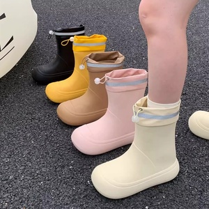 <span class=keywords><strong>Botas</strong></span> <span class=keywords><strong>de</strong></span> Lluvia XIXITIAO hasta Media Pantorrilla con Cordón Ajustable para <span class=keywords><strong>Mujer</strong></span> y Niños, Antideslizantes, Impermeables, <span class=keywords><strong>de</strong></span> EVA, para Todas las Estaciones, Venta al Por Mayor <span class=keywords><strong>de</strong></span> Fábrica - Product Image 1