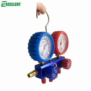ए/सी मरम्मत के लिए मैनिफोल्ड गेज R134a रेफ्रिजरेंट प्रेशर गेज का उपयोग - Product Image 3