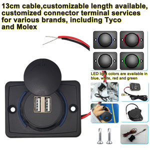 双3.1A总线座椅Usb充电端口双USB快速充电器插座汽车充电器椅子船用汽车总线座椅 - Product Image 3