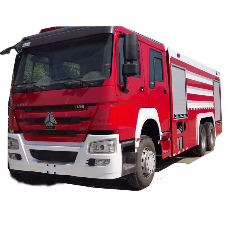 HOWO 6x4 12T пожарная машина с баком для воды, новый дизельный аварийный автомобиль для пожаротушения и спасения