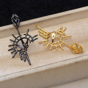 จี้เงินแท้ Apollo S925 แบบเปล่า สำหรับใส่จี้ขนาด 11-12 มม. ลายใยแมงมุม อุปกรณ์ DIY สำหรับทำเครื่องประดับ-JG6101 - Product Image 3