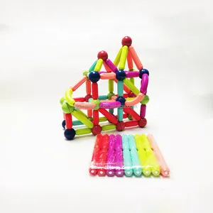 Magnetic Building Supplier Magnetic Sticks with Balls Strong Permanent Attraction