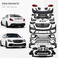 Kit de carrosserie de lifting automobile avec phares pour Mercedes-Benz Classe S W222 2014 2015 2016 2017 2018, mise à niveau vers le modèle Racing S63 AMG