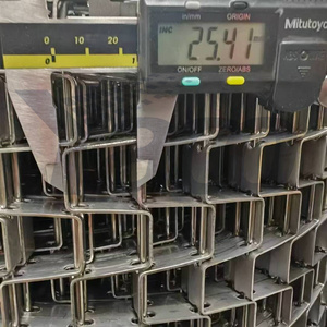 Kaynaklı örgü ve özel işleme ile ağır Metal Greatwall paslanmaz çelik petek tel örgülü konveyör - Product Image 4