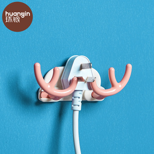 Hiện Đại Dễ Thương Deer Nhựa Dính <span class=keywords><strong>Key</strong></span> Iphone Móc Treo Tường - Product Image 3