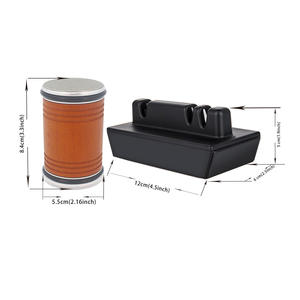 Professionnel polyvalent réglable 15 20 degrés Angle lame <span class=keywords><strong>ciseaux</strong></span> roulant couteau aiguiseur cuisine ensemble d'outils - Product Image 4