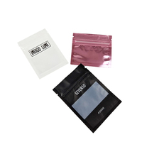 Petit sac à fermeture éclair en plastique transparent en PVC recyclable personnalisé pour bijoux cosmétiques bague petits accessoires emballage pochettes à fermeture éclair