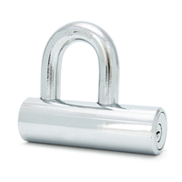 Antivol en U chromé sur mesure 12, 14, 16 mm pour vélo et moto, avec clé, accessoires de verrouillage, cadenas à levier unique