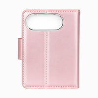 Étui portefeuille en cuir PU de haute qualité pour iPhone, avec emplacements pour deux cartes, coque rabattable antichoc pour iPhone, étui pliable Hanman