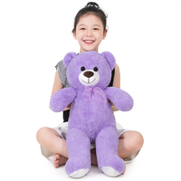 Ours en peluche super doux et petit pour enfants, jouet anti-stress, pièce maîtresse avec rembourrage en coton PP et doublure en maille, cadeau pour bébé
