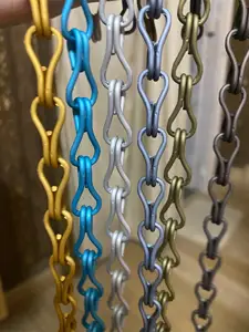 Household Hanging Metal Aluminum Chain Curtain Decoration For Room Office Store