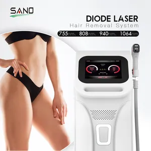 755 808 1064nm Diode Laser/ Laser Diode 808/ 808nm Permanent Hair Removal Machine For Beauty Salon And Home Use Stationary