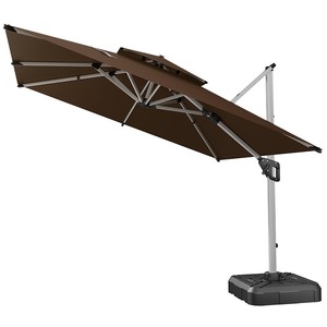 Sombrilla Romana Personalizada para Exteriores, Impermeable, Tipo Cantilever, para Jardín, Playa, <span class=keywords><strong>Patio</strong></span>, Parasol de 3m*3m - Product Image 1