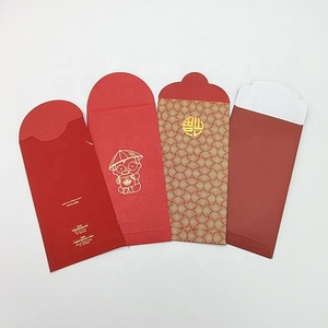 Gói Màu Đỏ Ang Baos Dập Nóng Tùy Chỉnh Phong Bì Màu Đỏ Cho Túi Năm Mới Trung Quốc - Product Image 2