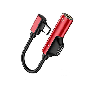 Hot Sale Mobile Phone Charging Calling <span class=keywords><strong>2</strong></span> In 1 Type C 3.5ミリメートルJack Earphone Adapter Cable - Product Image 1