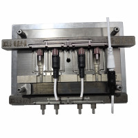 Moule d'injection plastique Fabricant Adaptateur Mâle Femelle DC 5.5 Plug Moule Extérieur DC Jack Power Plug