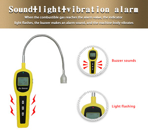 <strong>Portable</strong> CH4 LEL <strong>LPG</strong> <strong>Gas</strong> Meter with Long Probe Combustible <strong>Gas</strong> Leak Alarm <strong>Detector</strong> - Product Image 4