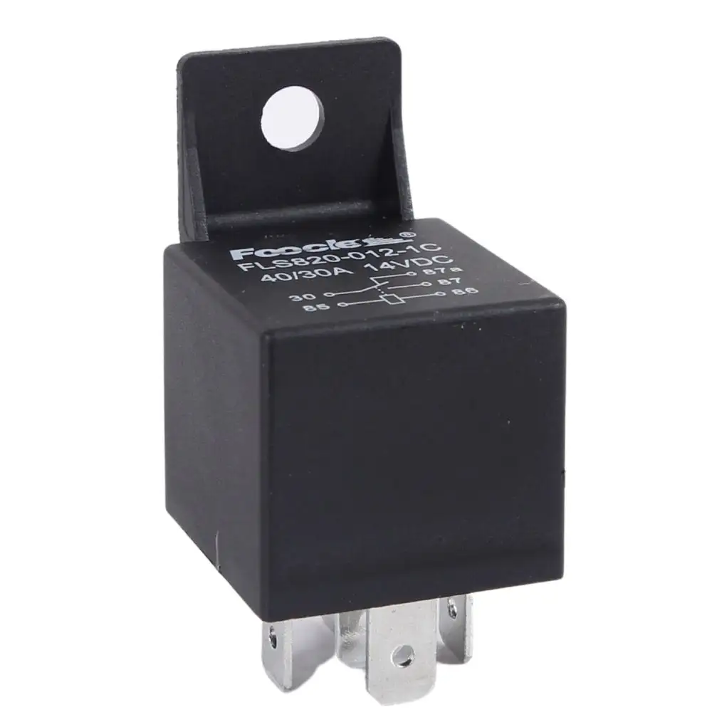 5 Terminals Auxiliary Relay 12V 40amp 10A accessory relay