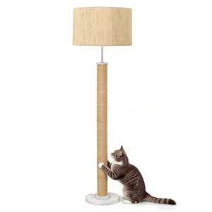 Arranhador para Gatos em Sisal Natural, Robusto, Alto, Durável e Estável, em Formato de Luminária de Chão Gigante - Product Image 2